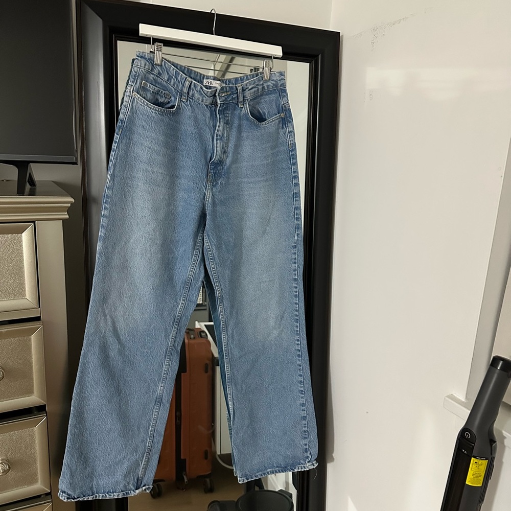 Zara high rise jeans